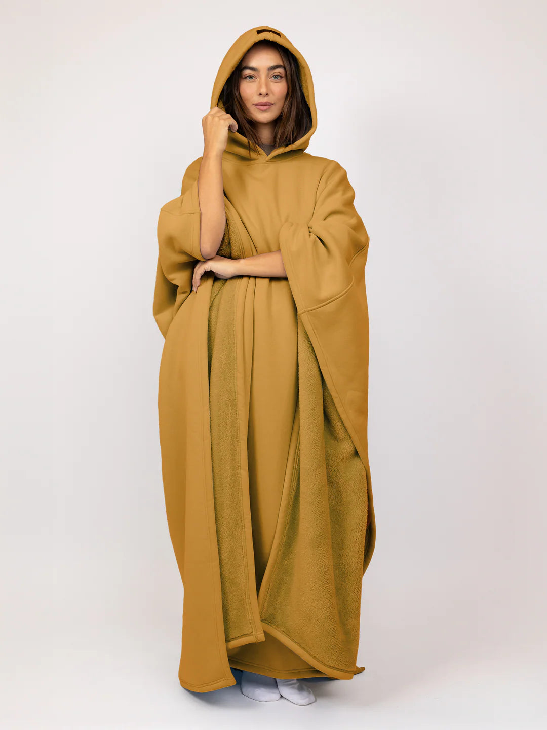 Kapüşonlu Battaniye Hoodie (Unisex,Ultra Yumuşak)