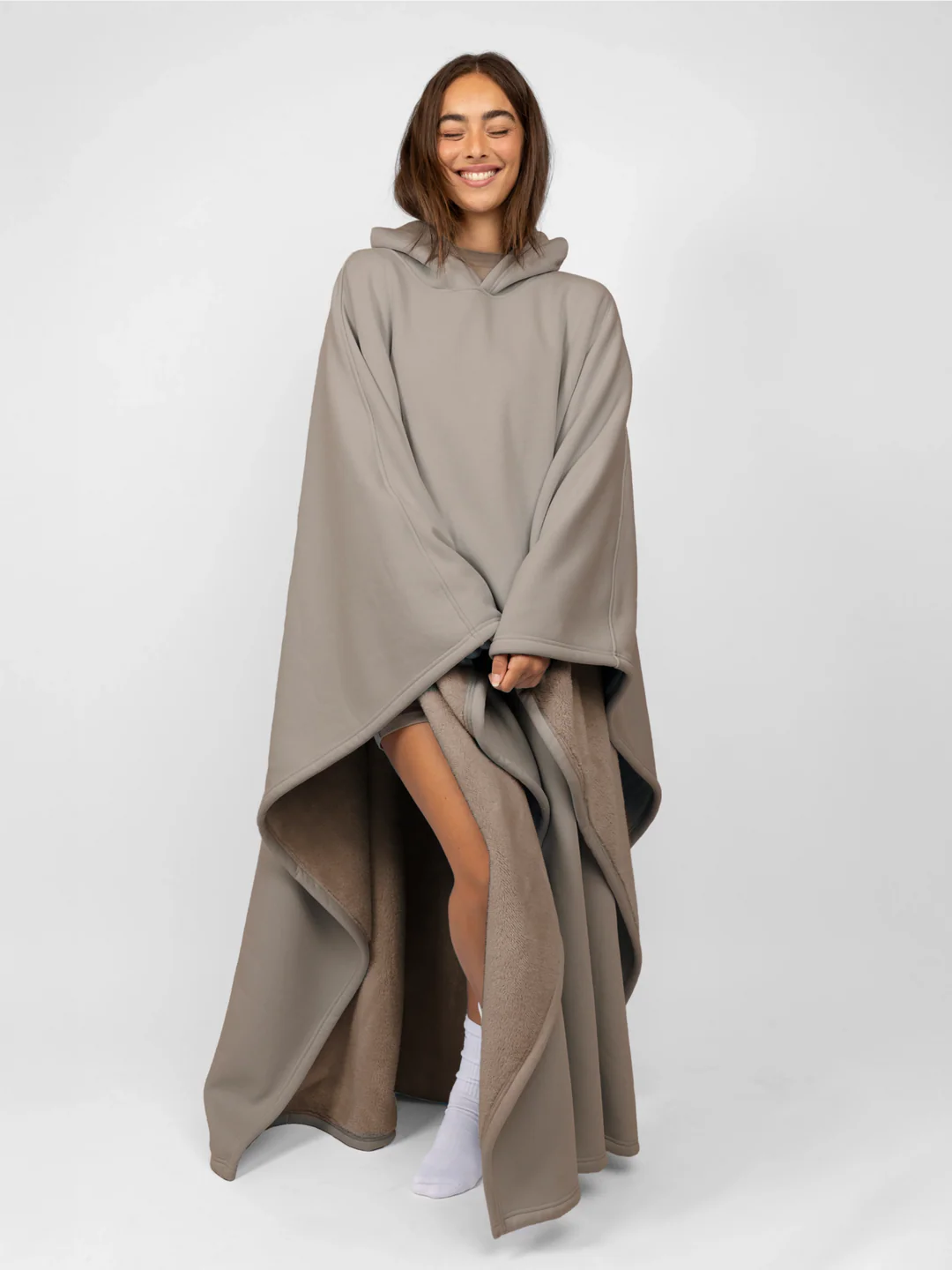 Kapüşonlu Battaniye Hoodie (Unisex,Ultra Yumuşak)