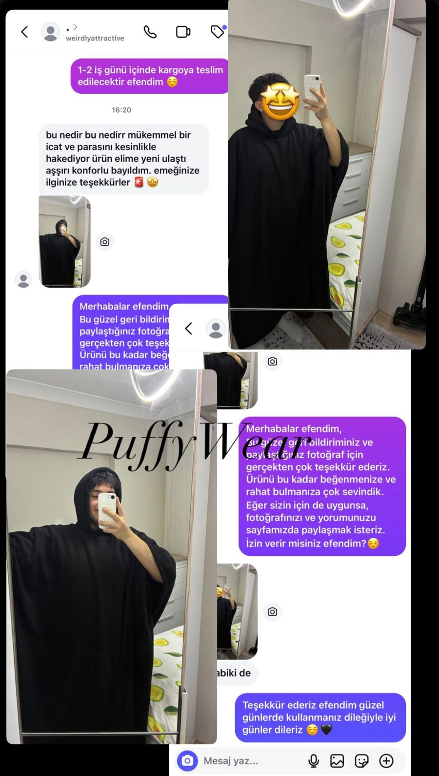 Puffy Wear deneyim videosu