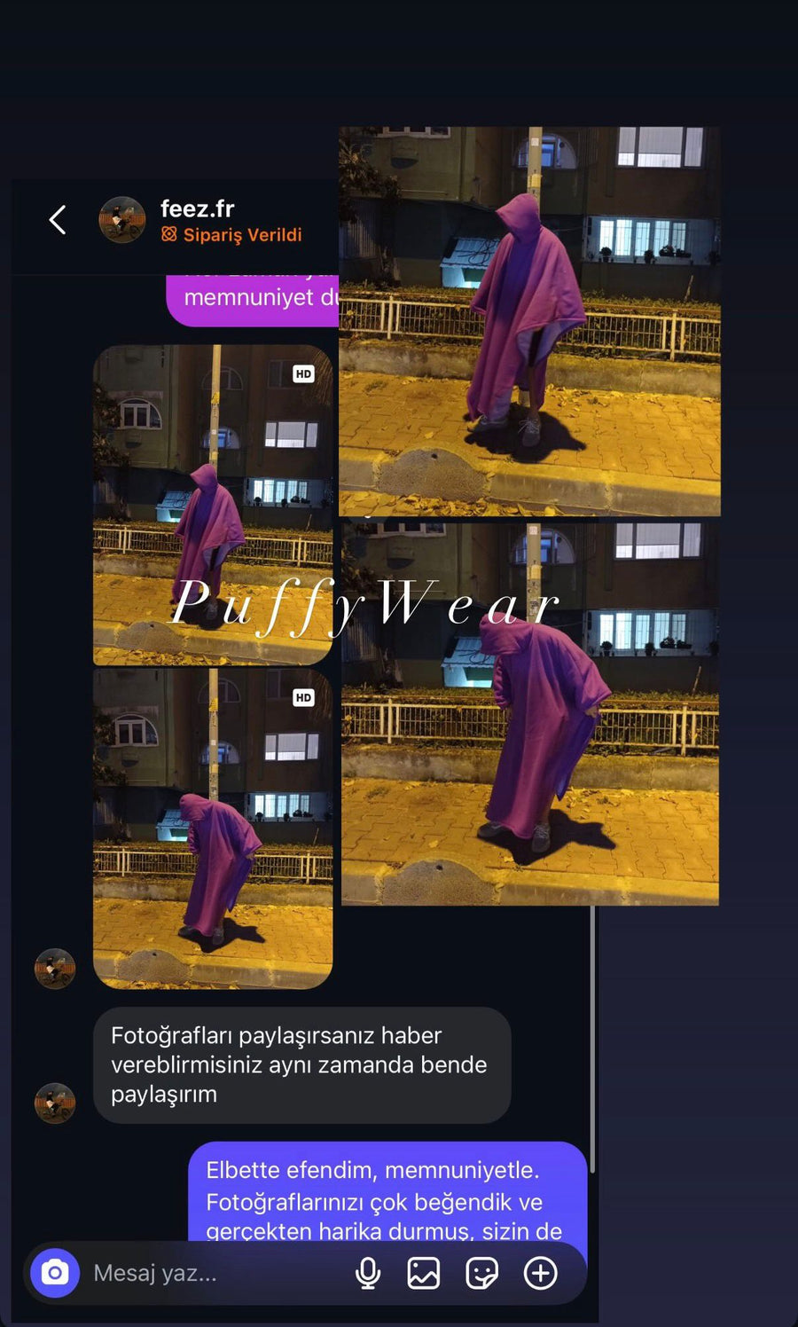 Puffy Wear deneyim videosu