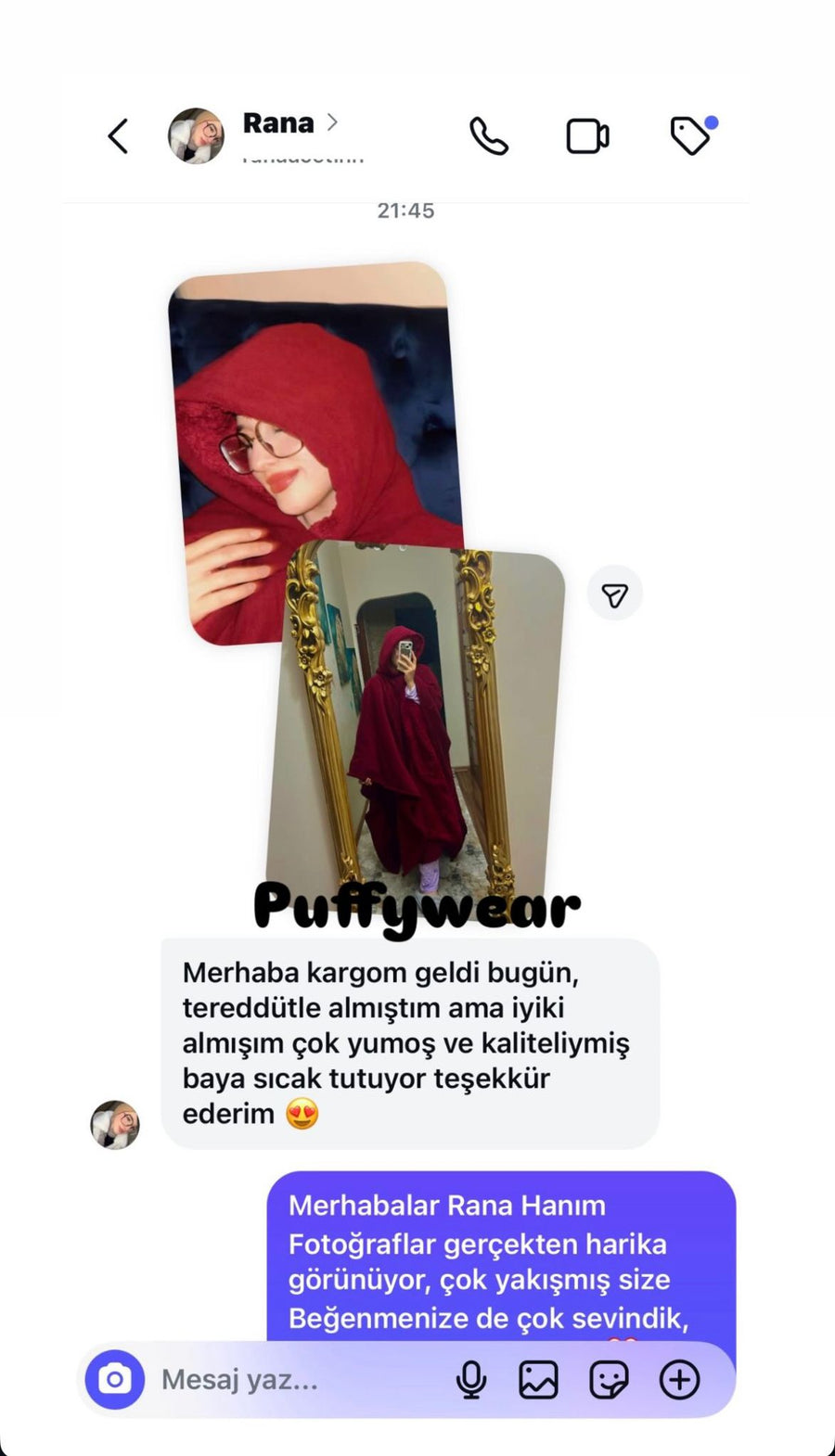Puffy Wear deneyim videosu